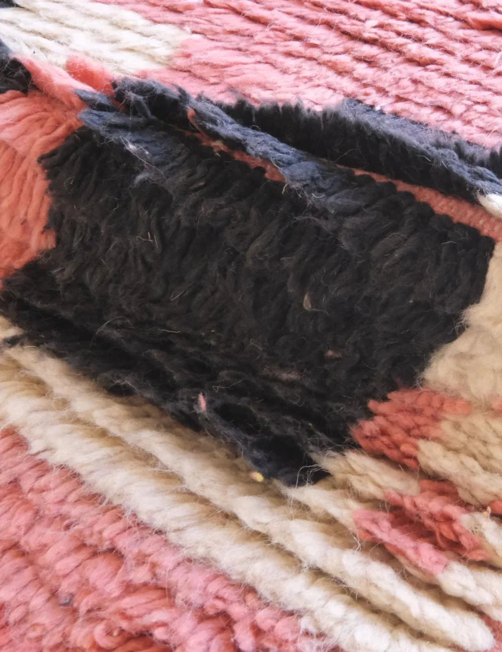 Pink Moroccan Runner Rug 12.4 x 2.3 ft / 379 x 71 cm