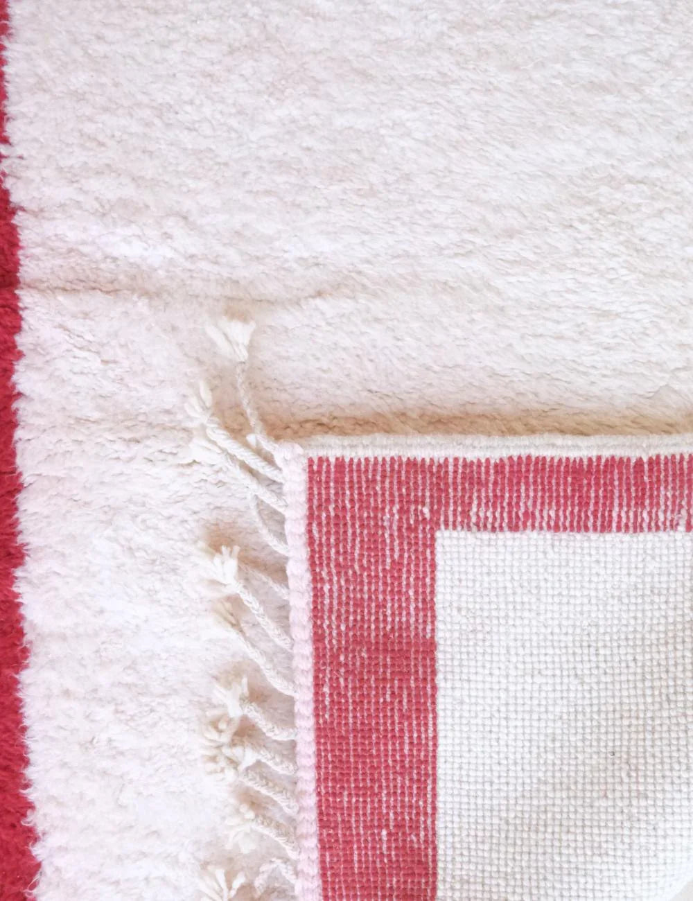 Red moroccan rug 11.4 x 8 ft / 346 x 246 cm - Surcoma