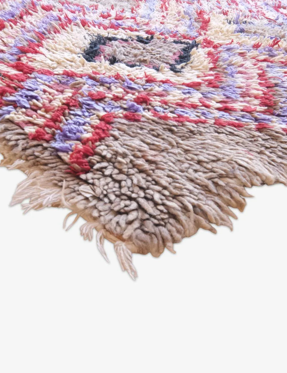 Small Accent Berber Rug 6 x 2.3 ft / 184 x 71 cm