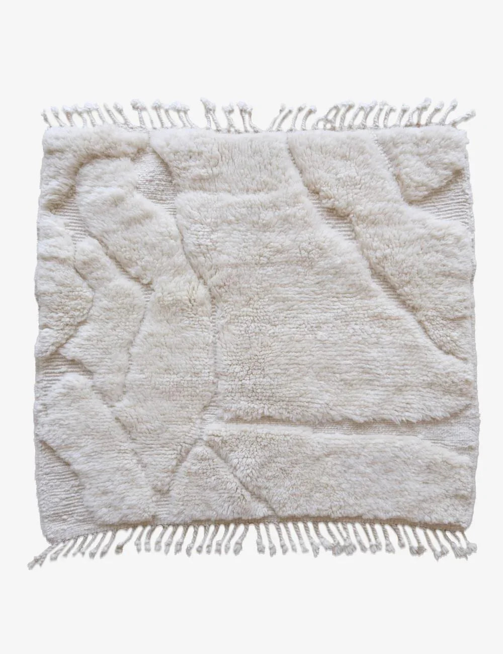 Small Luxury Beni Mrirt Rug 3.7 x 3.3 ft / 114 x 103 cm - Surcoma