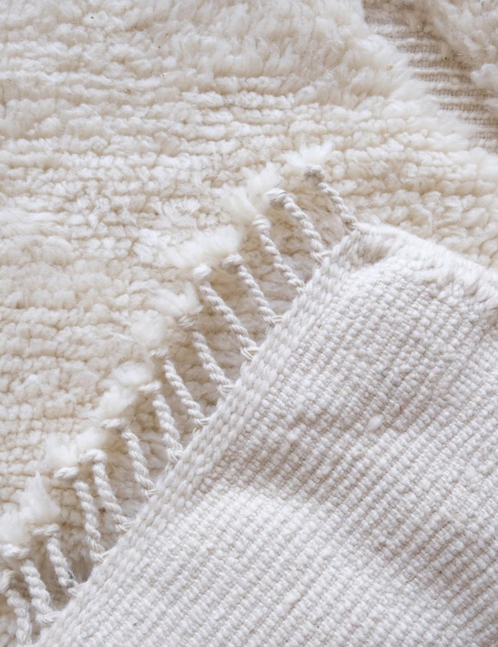 Small Luxury Beni Mrirt Rug 3.7 x 3.3 ft / 114 x 103 cm