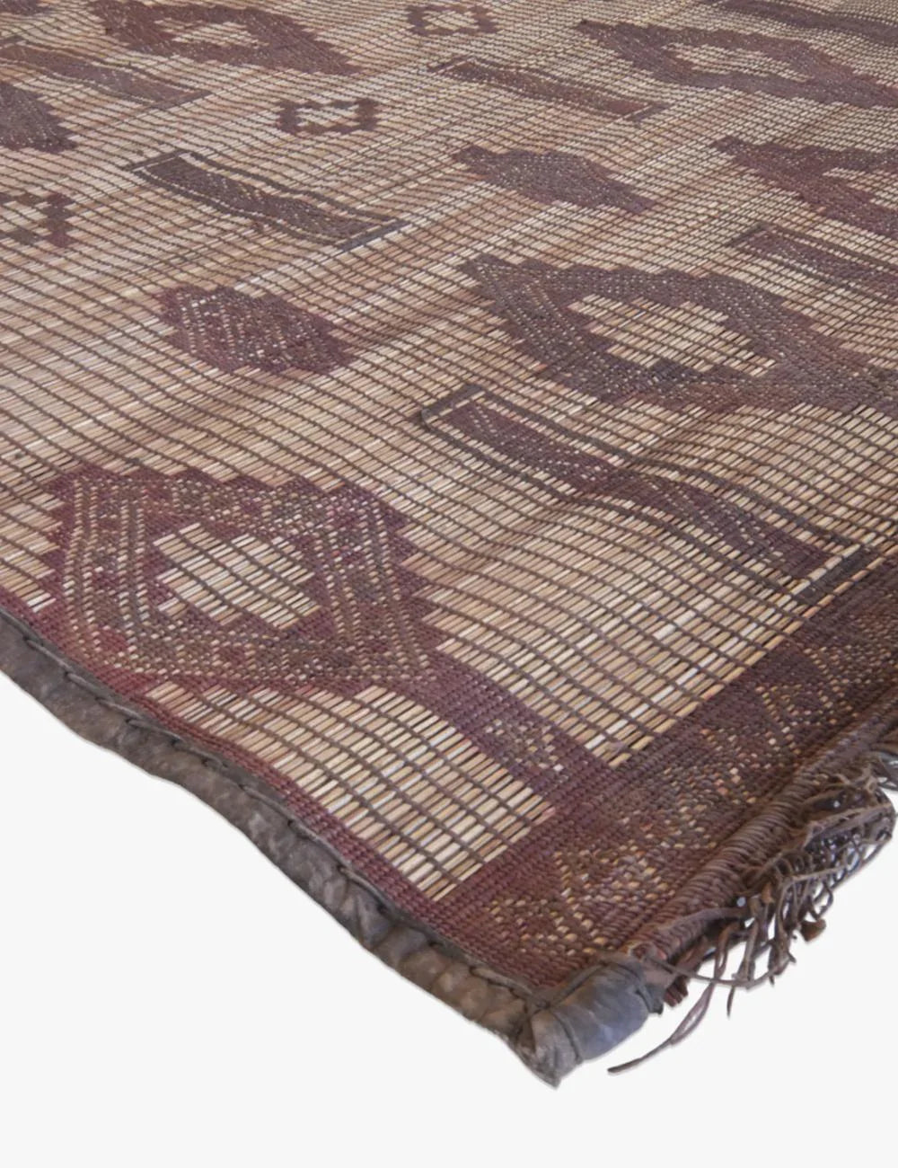 Small Mauritanian Tuareg Mat 4.8 x 3.8 ft / 144 x 114 cm - Surcoma
