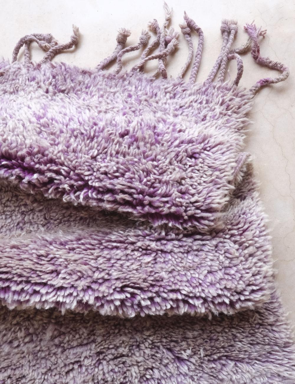 Solid Shag Moroccan Rug 11.1 x 6.7 ft / 337 x 206 cm - Surcoma