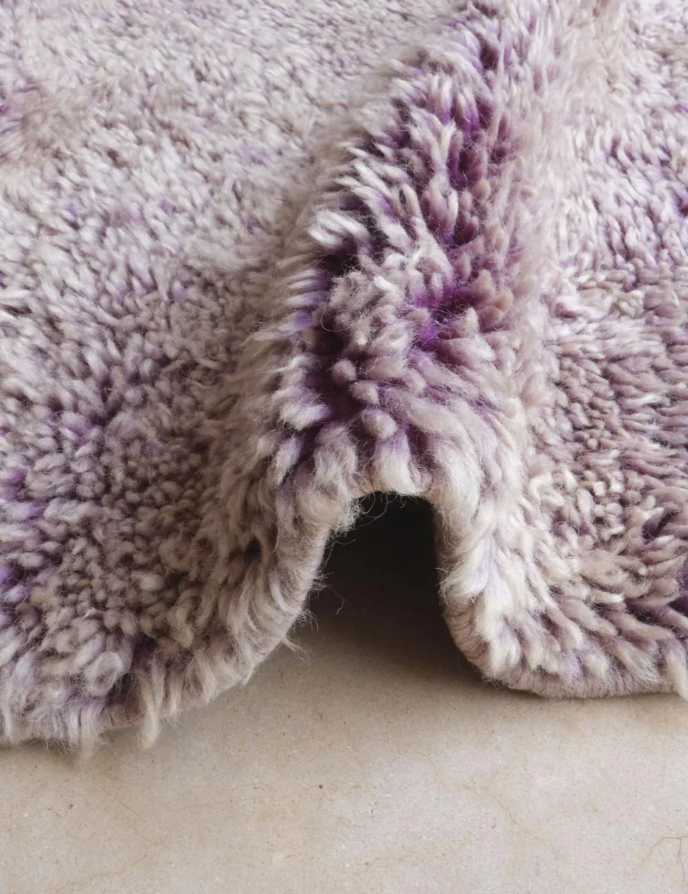 Solid Shag Moroccan Rug 11.1 x 6.7 ft / 337 x 206 cm - Surcoma