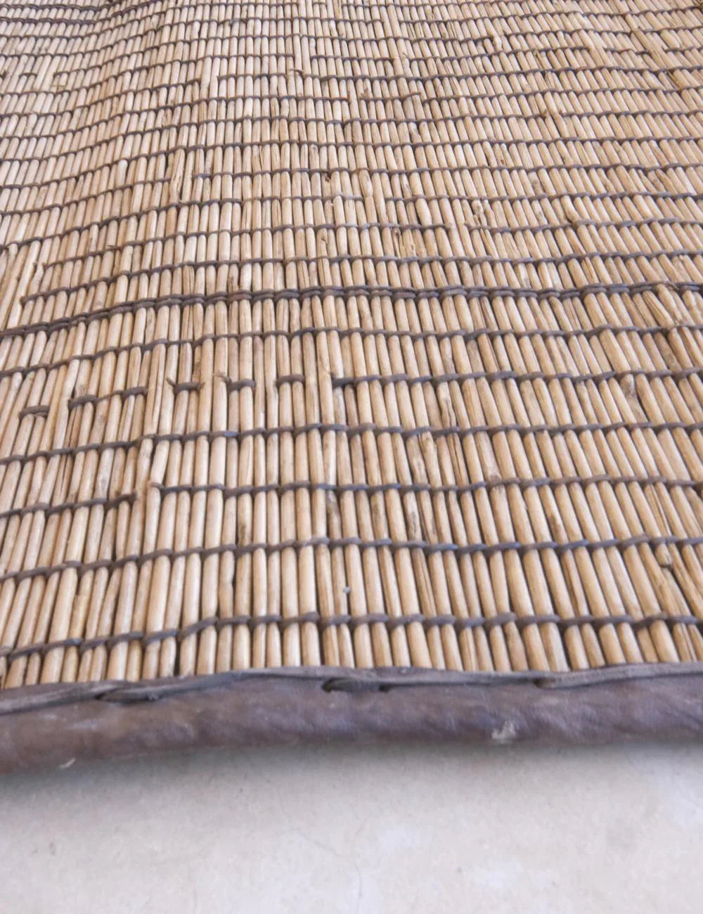 Square Tuareg Mat Rug 6.11 x 7 ft / 213 x 214 cm - Surcoma