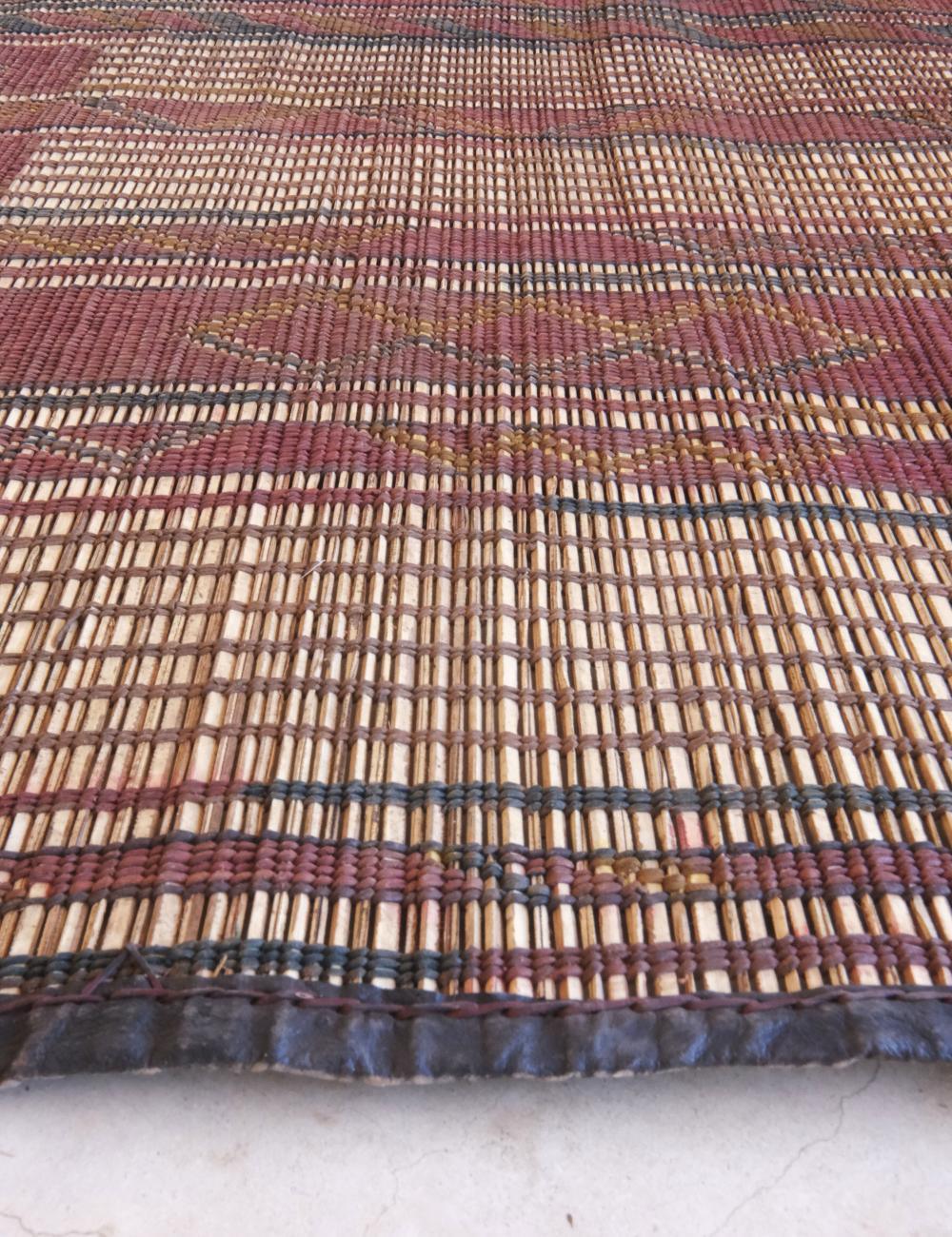 Small Nomadic Tuareg Mat 4.11 x 4.6 ft / 152 x 139 cm - Surcoma