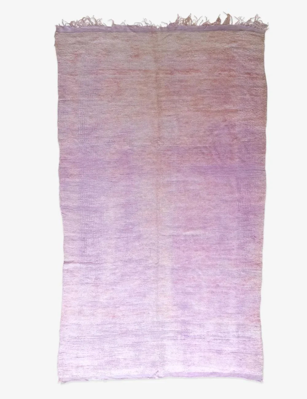 Moroccan Handwoven Lavender Purple Rug 10.4 x 5.5 ft / 318 x 169 cm - Surcoma