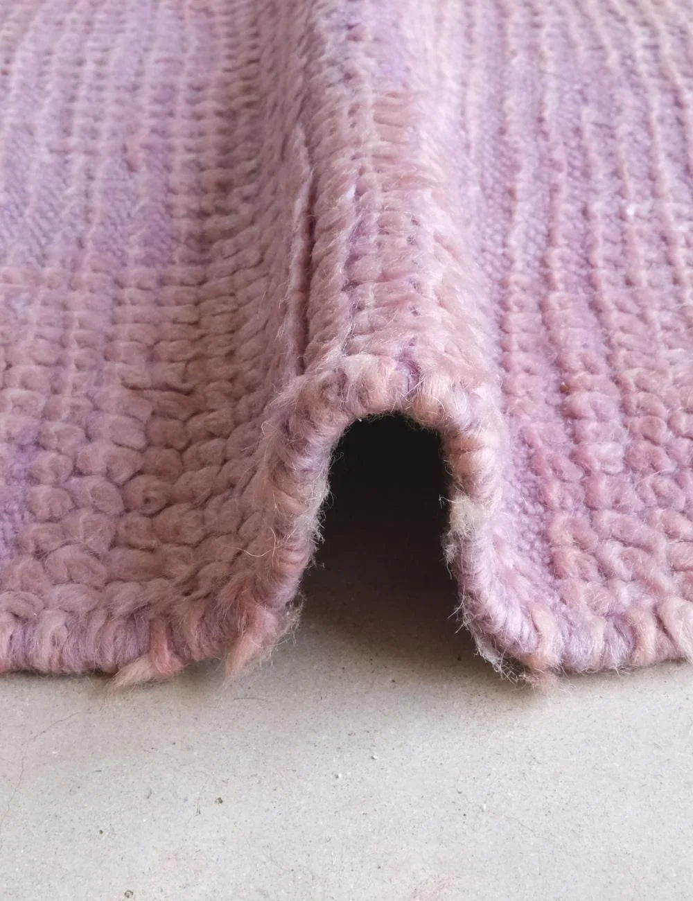 Moroccan Handwoven Lavender Purple Rug 10.4 x 5.5 ft / 318 x 169 cm - Surcoma