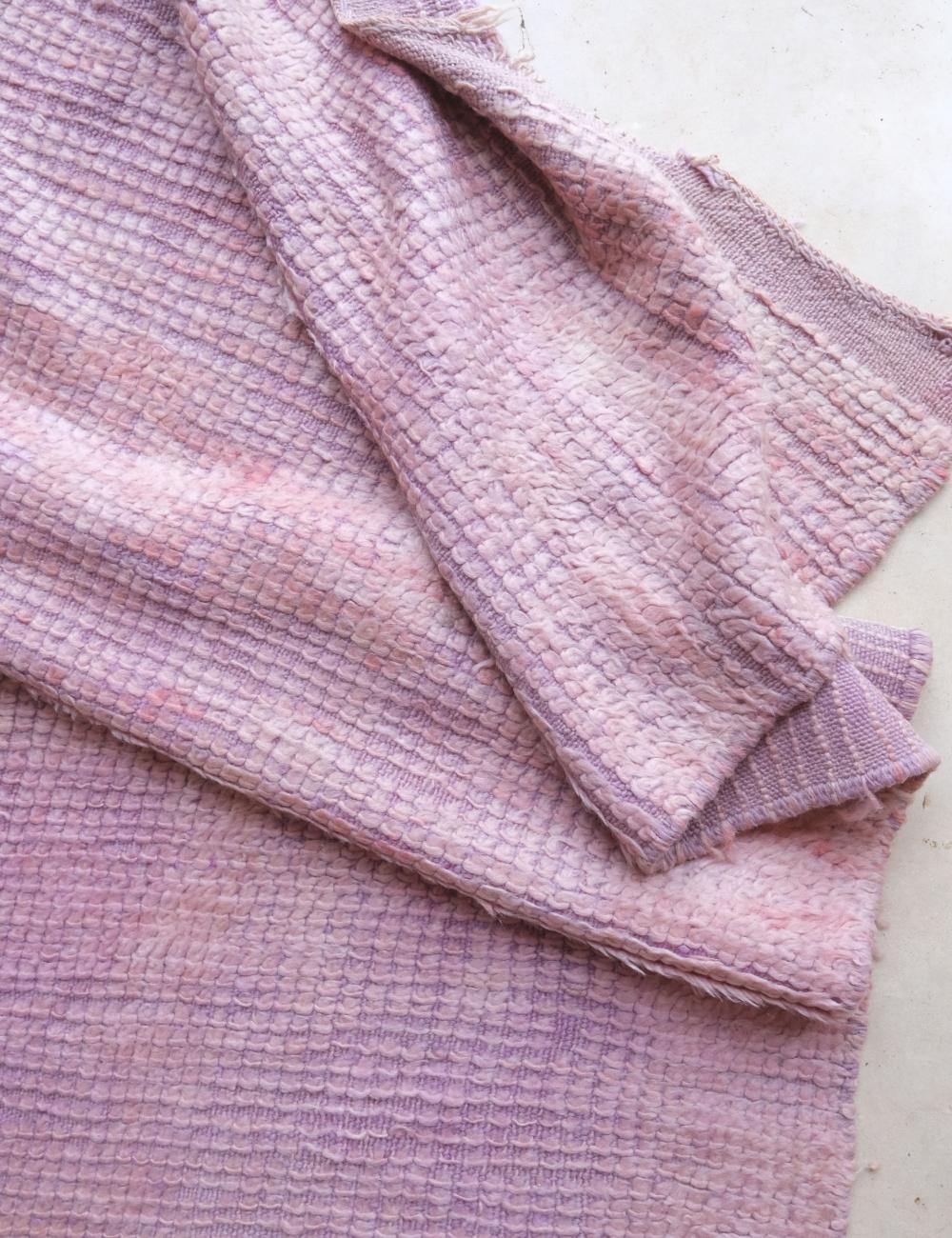 Moroccan Handwoven Lavender Purple Rug 10.4 x 5.5 ft / 318 x 169 cm - Surcoma