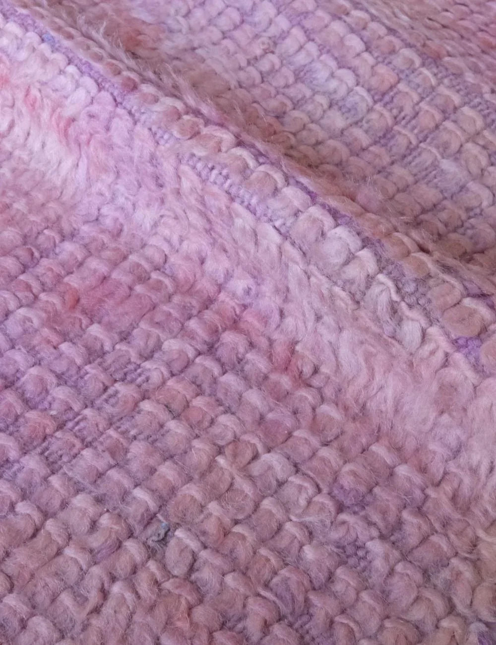 Moroccan Handwoven Lavender Purple Rug 10.4 x 5.5 ft / 318 x 169 cm - Surcoma