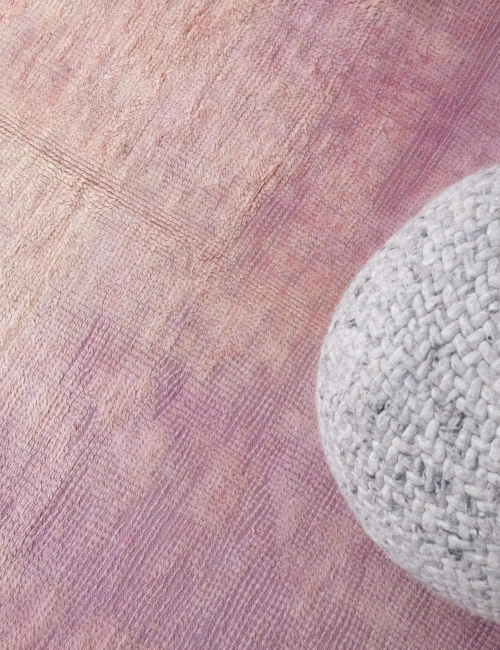 Moroccan Handwoven Lavender Purple Rug 10.4 x 5.5 ft / 318 x 169 cm - Surcoma