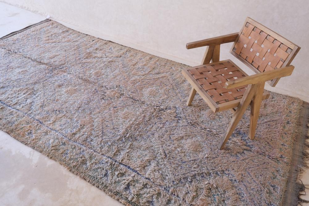 Moroccan Beni M'Guild Wool Rug 11.6x5.5 ft / 355x170 cm - Surcoma