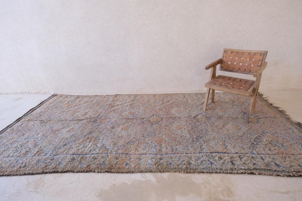 Moroccan Beni M'Guild Wool Rug 11.6x5.5 ft / 355x170 cm - Surcoma