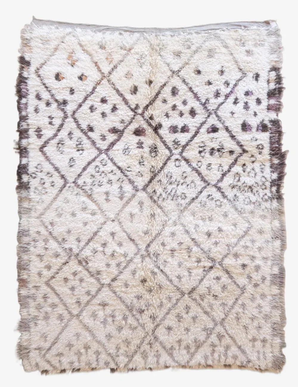 Moroccan Handwoven Marmoucha Rug 8.6 x 6.2 ft / 262 x 190 cm - Surcoma