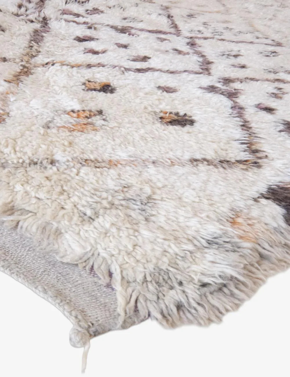 Moroccan Handwoven Marmoucha Rug 8.6 x 6.2 ft / 262 x 190 cm - Surcoma