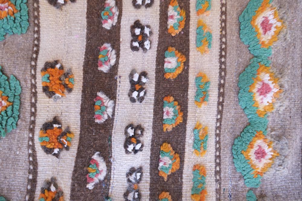 Authentic moroccan vintage kilim 12 x 4.3 ft / 367 x 132 cm - Surcoma