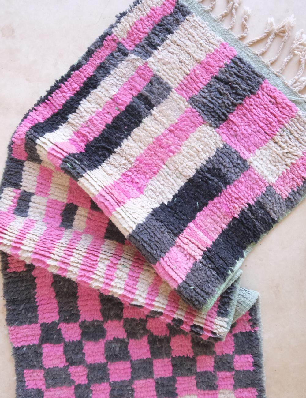 Vibrant Moroccan Runner Rug 11.6 x 2.7 ft / 354 x 83 cm - Surcoma