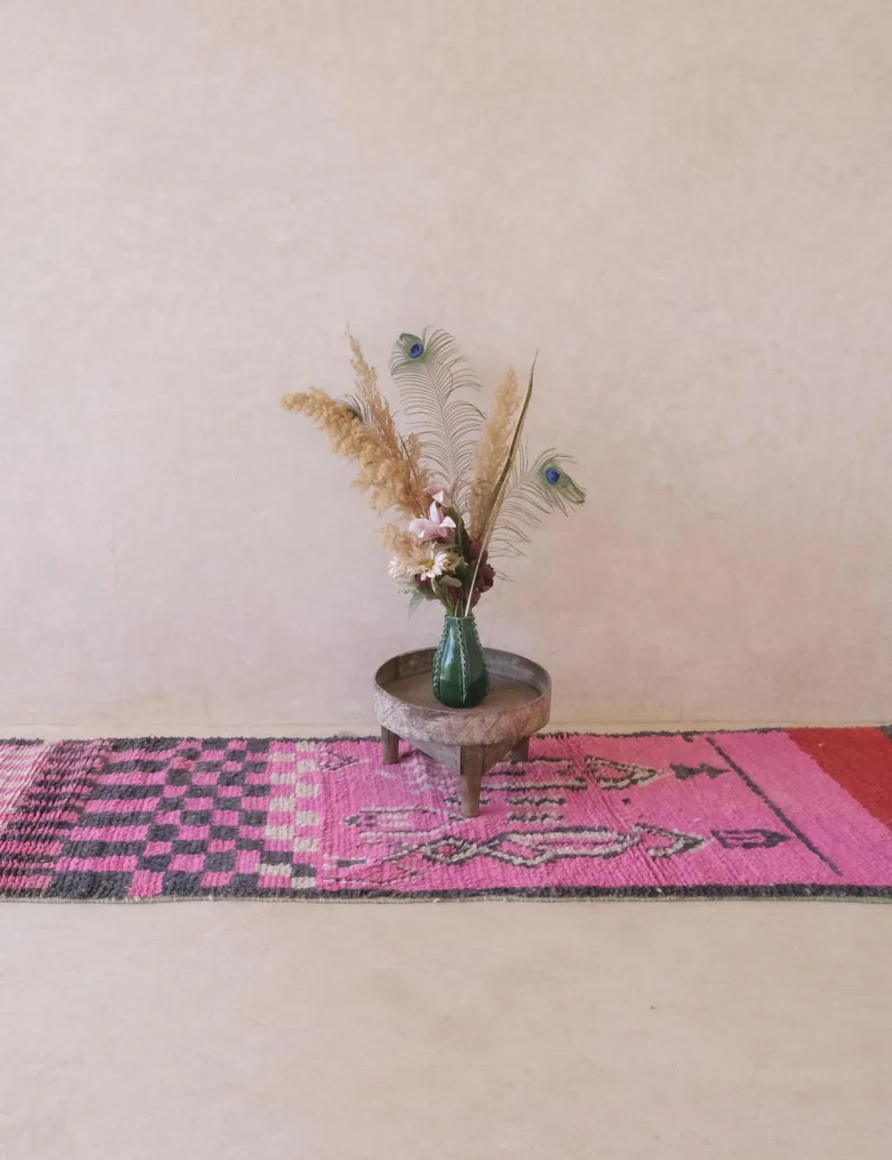 Vibrant Moroccan Runner Rug 11.6 x 2.7 ft / 354 x 83 cm