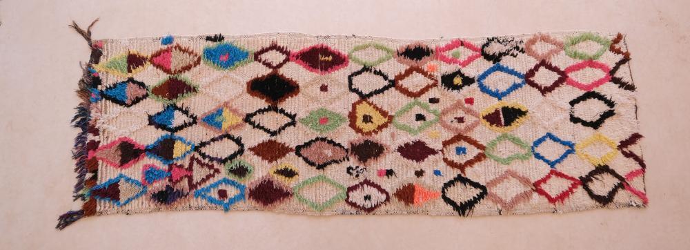 Vintage Azilal Runner Rug 10.1 x 3.2 ft / 308 x 99 cm - Surcoma