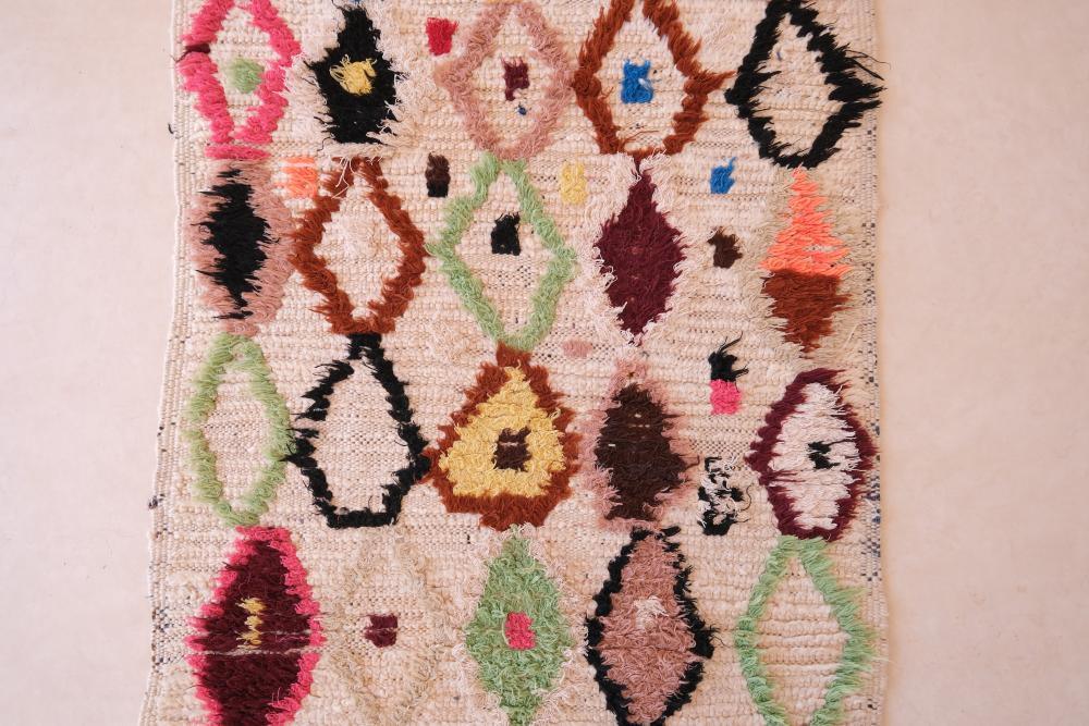 Vintage Azilal Runner Rug 10.1 x 3.2 ft / 308 x 99 cm - Surcoma