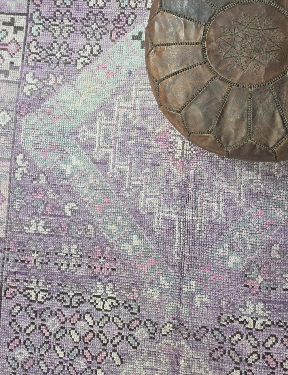 Authentic Berber Faded Rug 11.2 x 6.8 ft / 340 x 210 cm