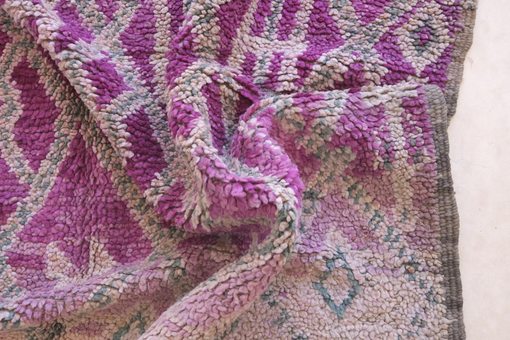Purple Moroccan Rug 11.4 x 5.5 ft / 346 x 170 cm - Surcoma