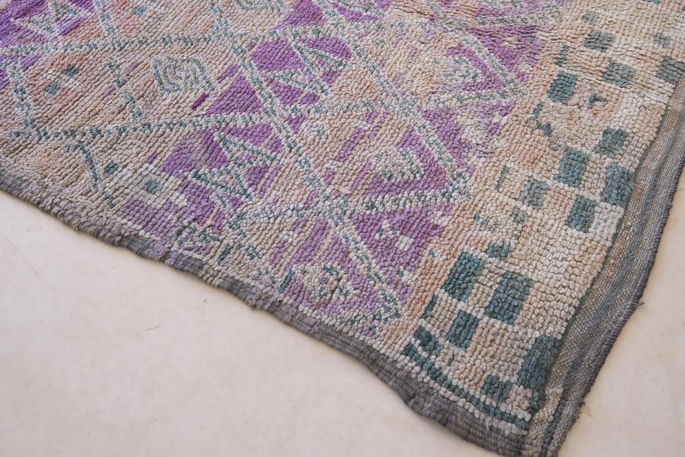 Purple Moroccan Rug 11.4 x 5.5 ft / 346 x 170 cm - Surcoma