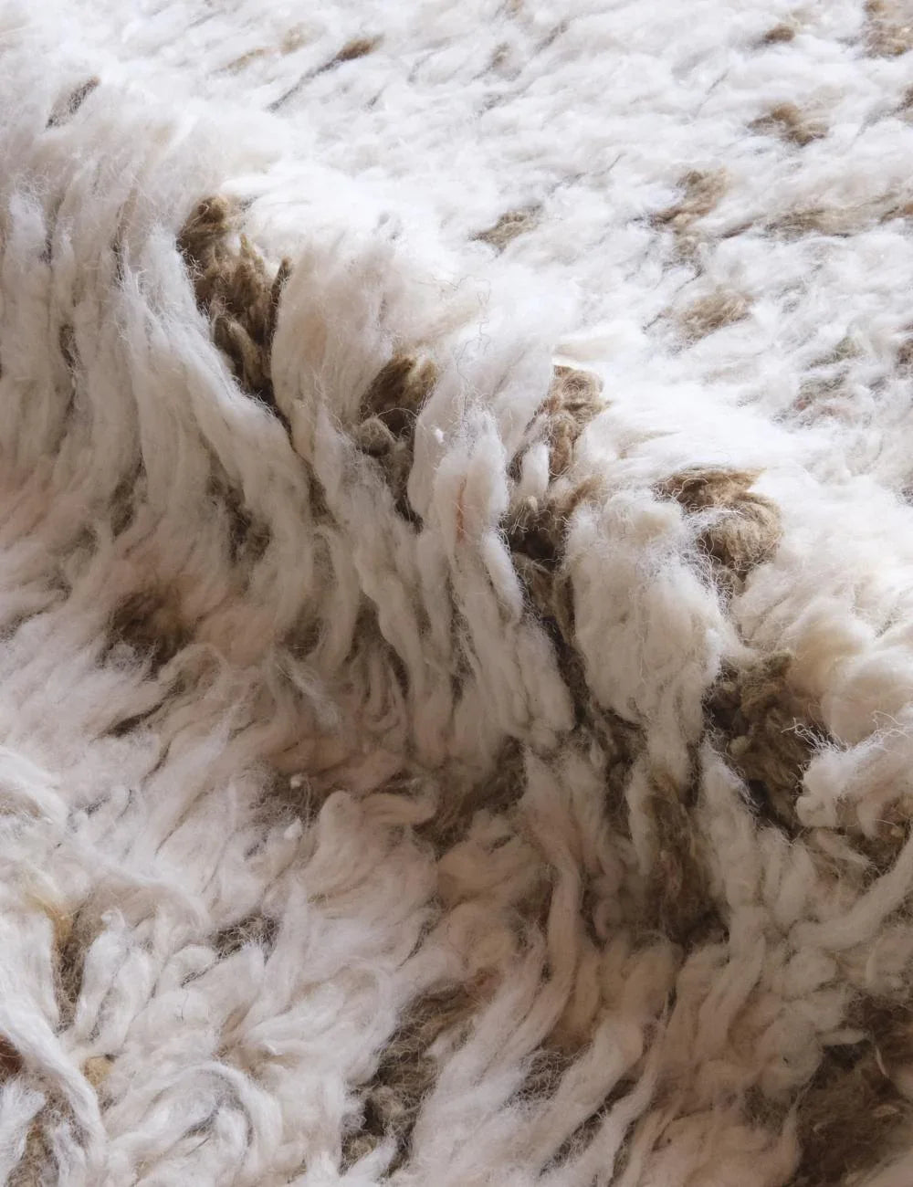 White Moroccan Rug 10.4 x 5.9 ft / 318 x 180 cm - Surcoma