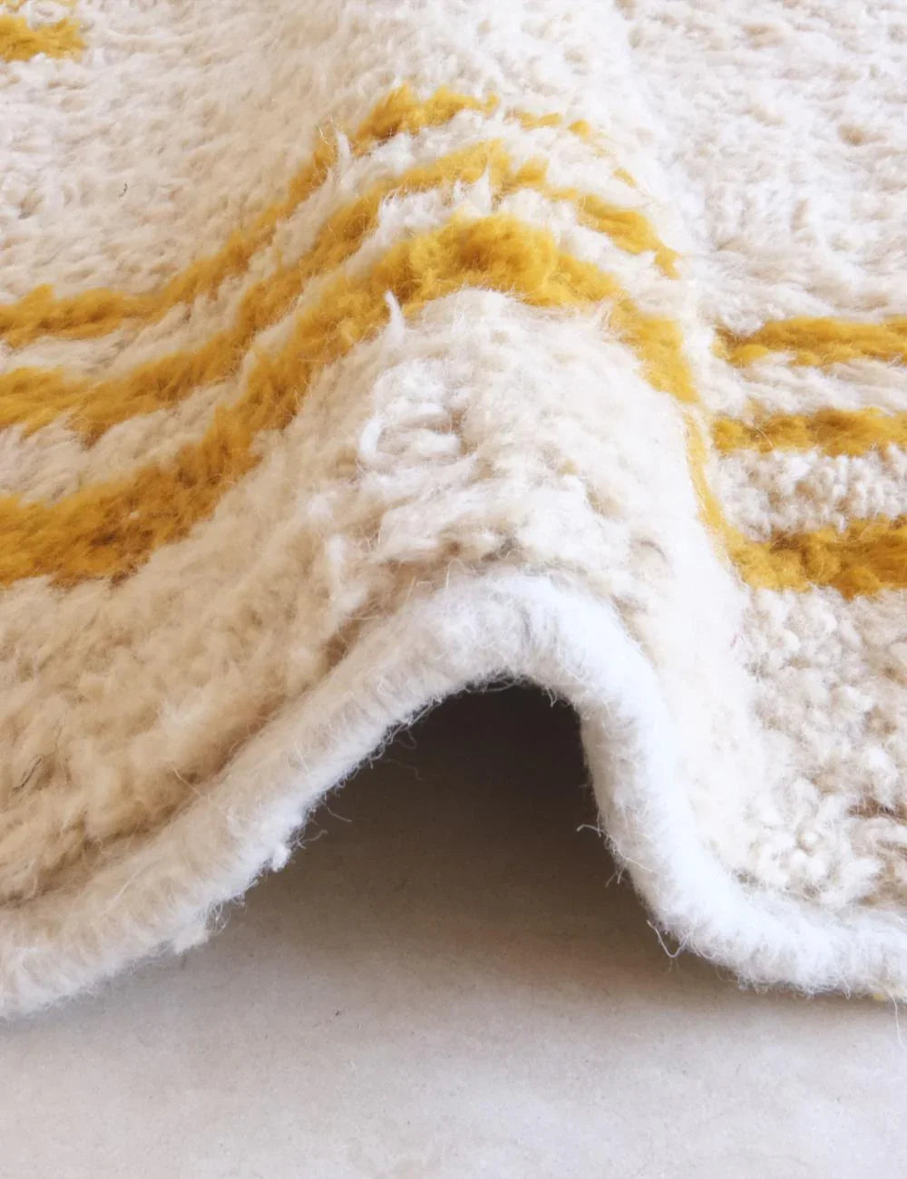 Yellow Moroccan Modern Area Rug 11.4 x 8 ft / 346 x 245 cm - Surcoma