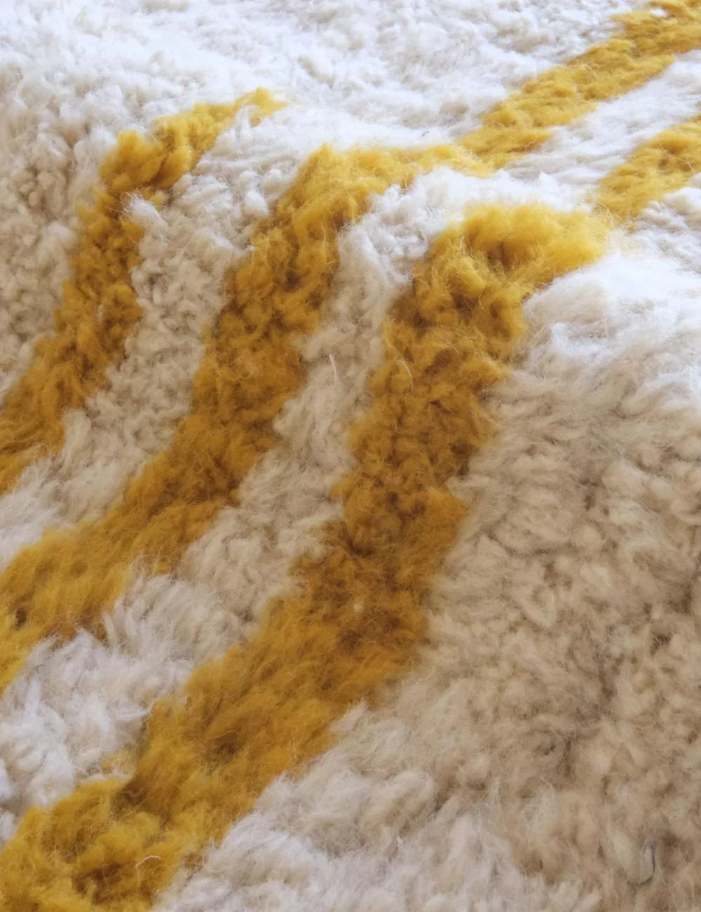 Yellow Moroccan Modern Area Rug 11.4 x 8 ft / 346 x 245 cm - Surcoma
