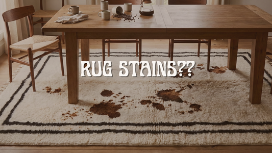 How to Remove Coffee & Tea Stains from a Wool Moroccan Rug (Safe Method)