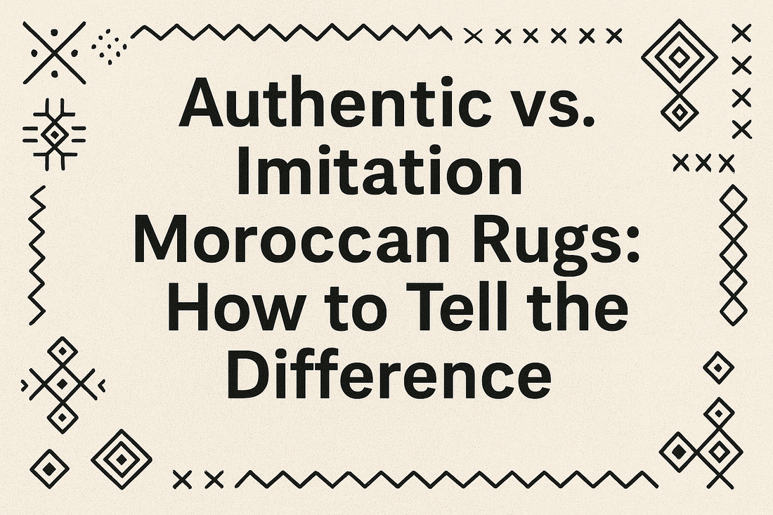 Authentic vs Imitation Moroccan Rugs