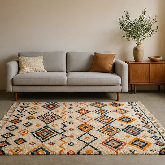 Akhnif style rugs (Ait Ouaouzguite Tribe)