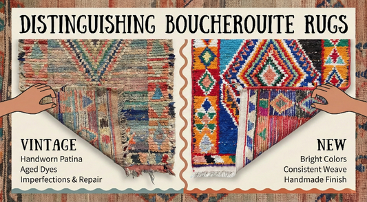 Vintage vs New Boucherouite: What Changes in Feel?