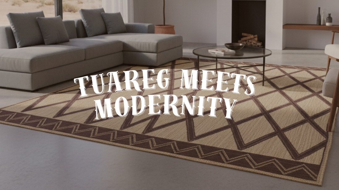 How to Style a Tuareg Rug in a Modern Home