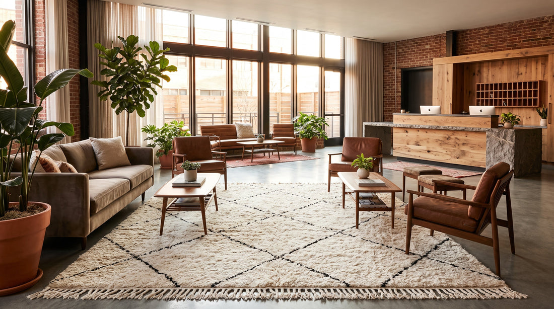 Trade Secrets: Sourcing Authentic Moroccan Rugs for Commercial Spaces