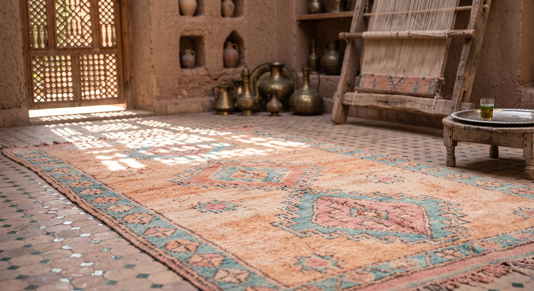 Chemical Washes vs. Natural Aging in Vintage Moroccan Rugs