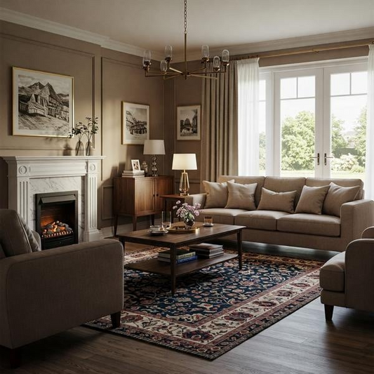 Furniture Placement on Moroccan Rugs: Should Legs Be On or Off the Rug?