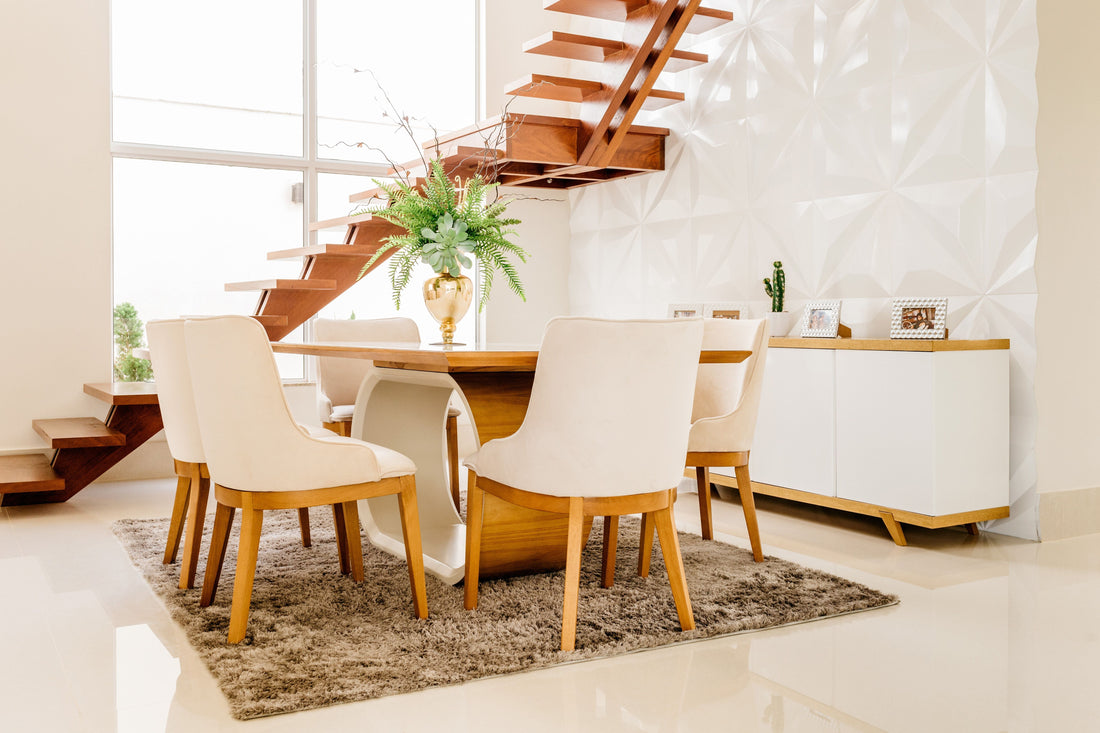 How to Place a Moroccan Rug Under a Dining Table (Without Ruining It)