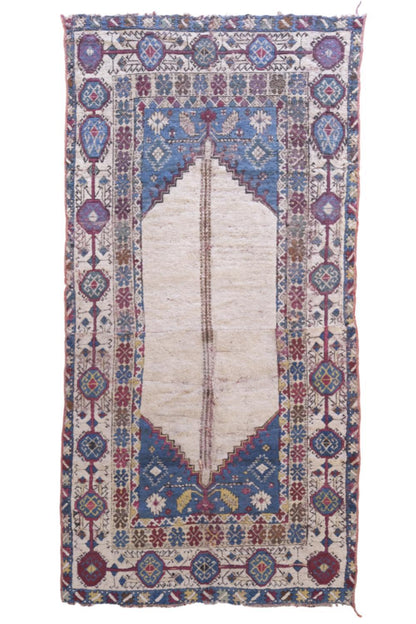 Moroccan Antique Mediouna Rug, Royal Carpet 12.1 x 5.8 ft / 370 x 177 cm - Surcoma