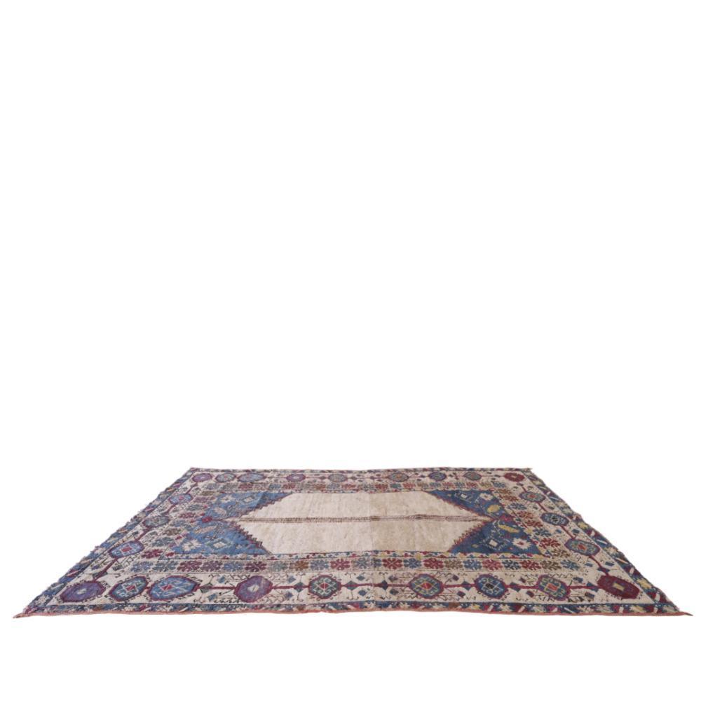 Moroccan Antique Mediouna Rug, Royal Carpet 12.1x5.8 ft / 370x177 cm - Surcoma