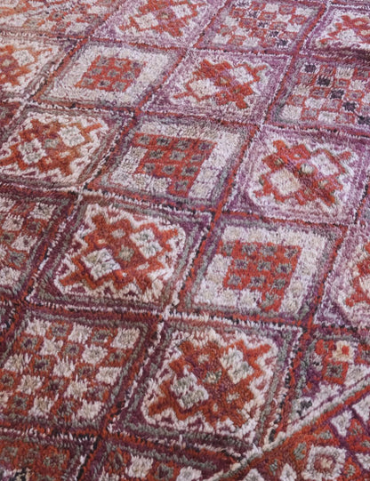 1960s Moroccan Beni M'Guild Wool Rug 9 x 6.4 ft / 274 x 195 cm - Surcoma