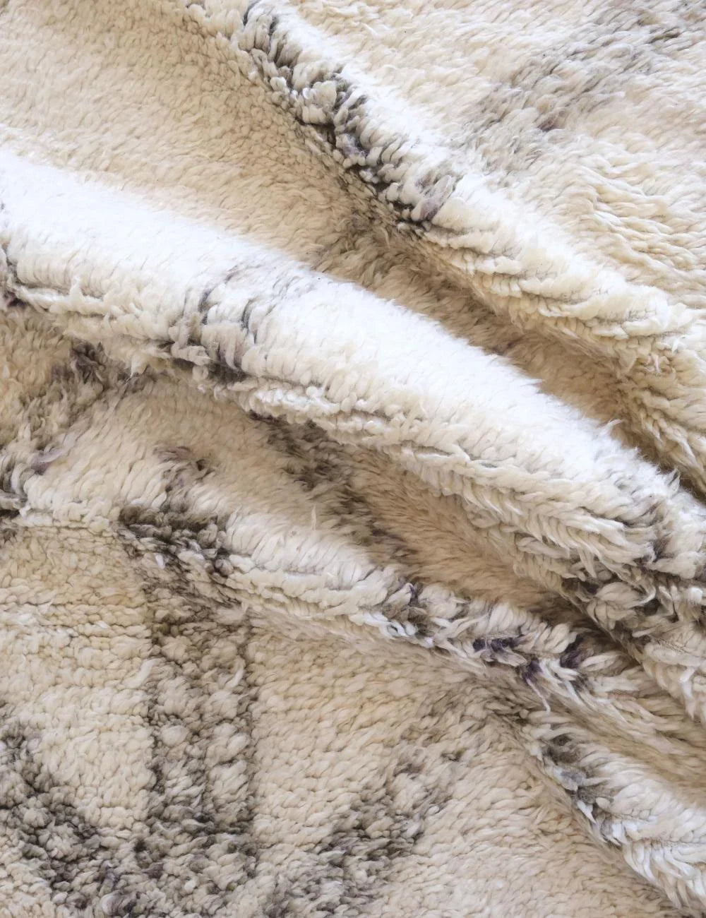 Hand-Knotted Wool Berber Carpet 14.5 x 7.2 ft / 442 x 220 cm - Surcoma