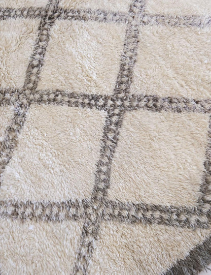 Hand-Knotted Wool Berber Carpet 14.5 x 7.2 ft / 442 x 220 cm - Surcoma