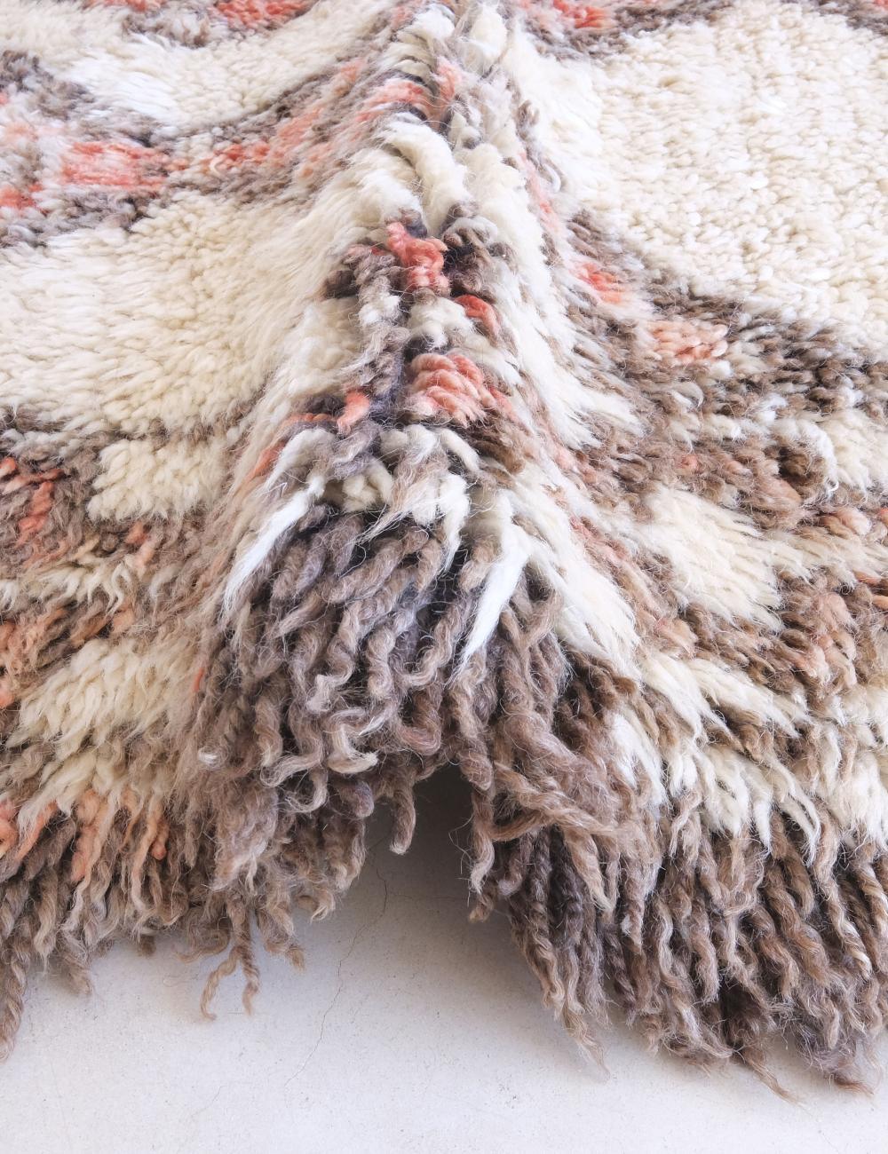 Authentic Moroccan Beni Ourain Wool Rug 12 x 6.4 ft / 366 x 195 cm - Surcoma