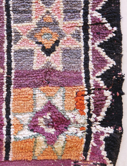 Highly collectible authentic Moroccan rug 13.3 x 6.2 ft / 404 x 190 cm