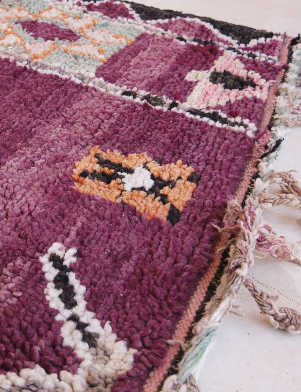 Highly collectible authentic Moroccan rug 13.3 x 6.2 ft / 404 x 190 cm