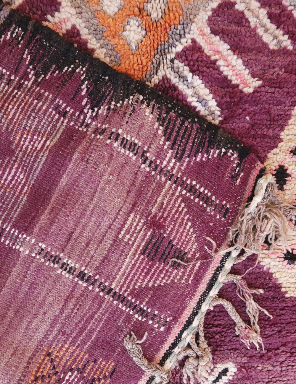 Highly collectible authentic Moroccan rug 13.3 x 6.2 ft / 404 x 190 cm