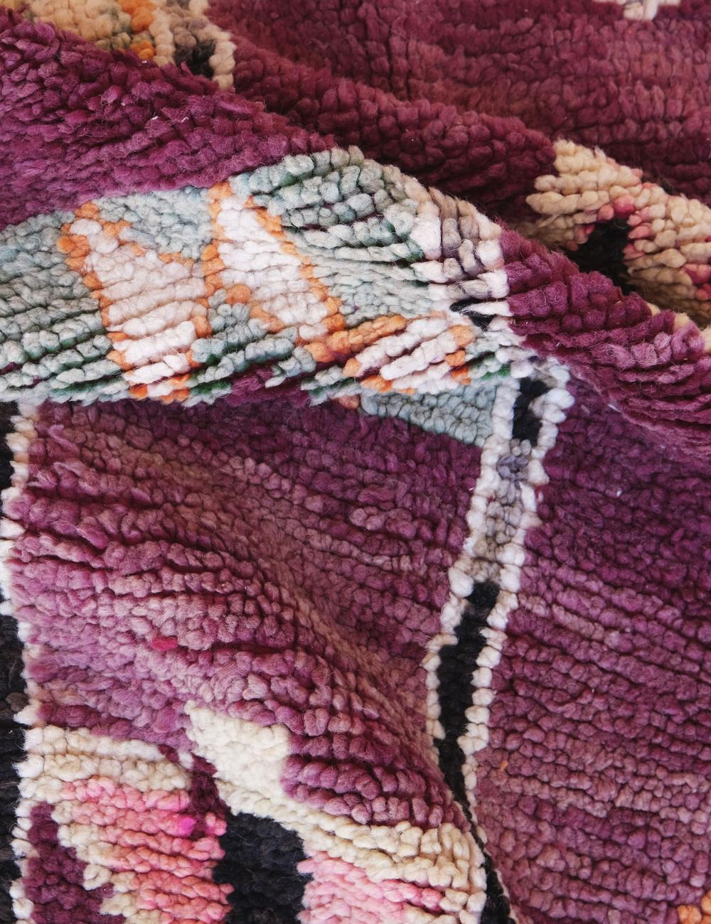 Highly collectible authentic Moroccan rug 13.3 x 6.2 ft / 404 x 190 cm