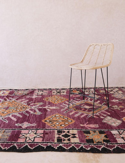 Highly collectible authentic Moroccan rug 13.3 x 6.2 ft / 404 x 190 cm